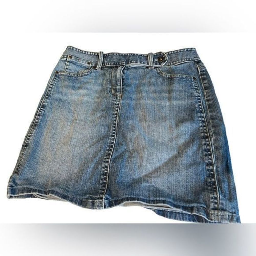 Ann Taylor Blue Denim Skirt